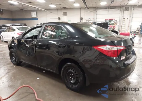 2016 Toyota Corolla Le из США, поврежденный, VIN 2T1BURHE4GC713744